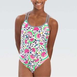 NWT Dolfin Uglies Watermelon Print One Piece (Size 38)